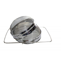 Двухсекционный фильтр D-200мм нержавеющий