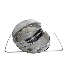 Двухсекционный фильтр D-200мм нержавеющий